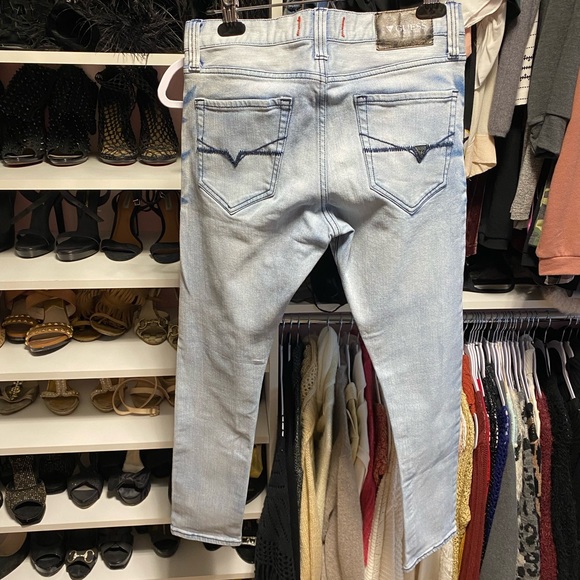 Mens Guess Jeans, Light Blue Wash, Size 31/30. - Picture 2 of 8